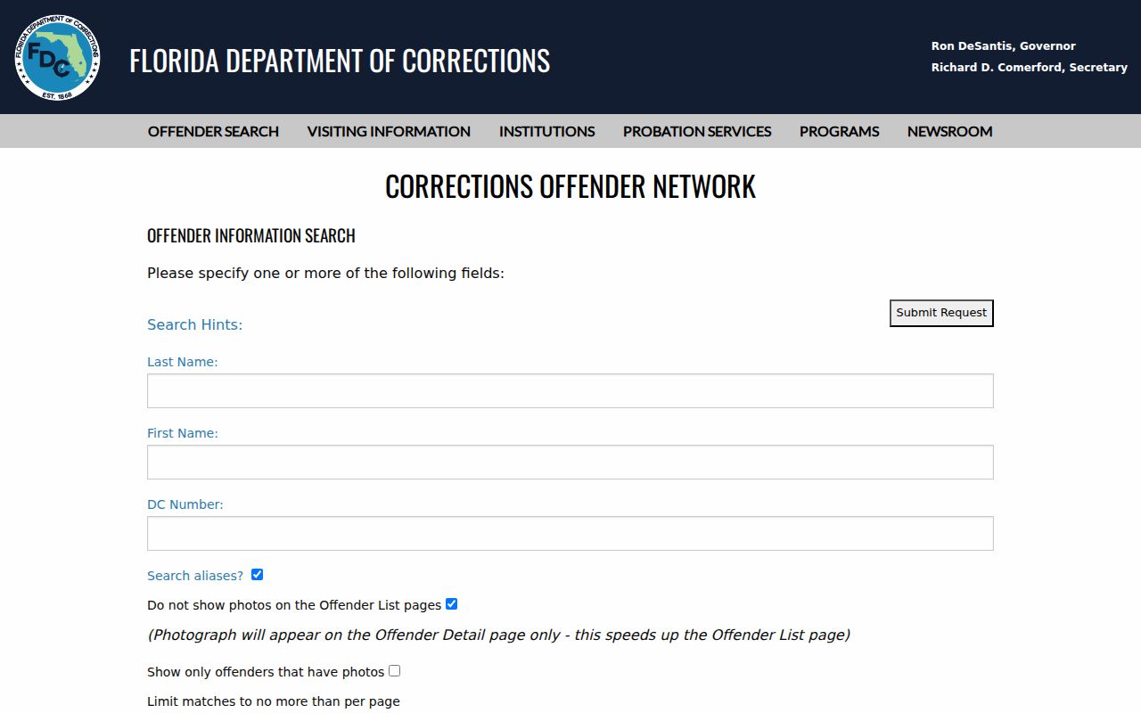 West Melbourne neighbor lookup in Florida corrections records